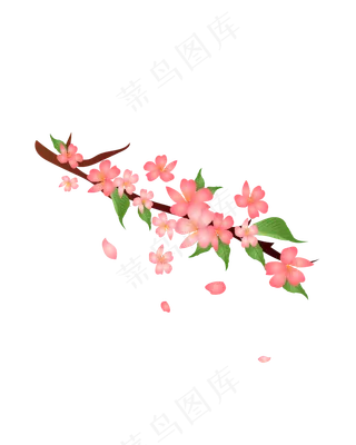 矢量免扣卡通花朵