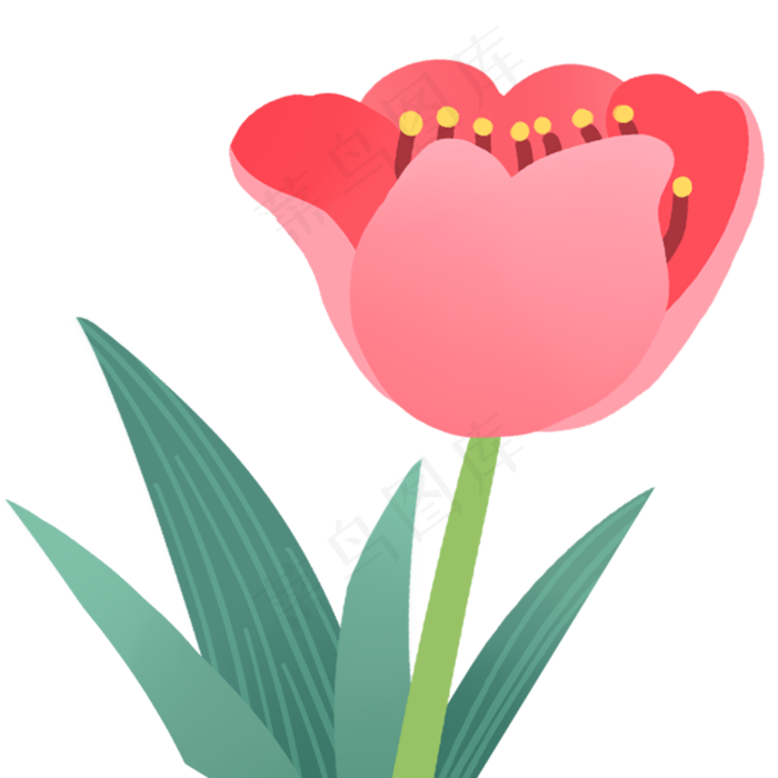 花蕊春季自然植物(2000X2000(DPI:300))psd模版下载