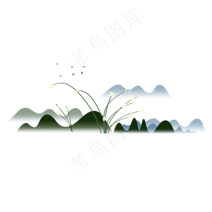 水墨中国风山水设计