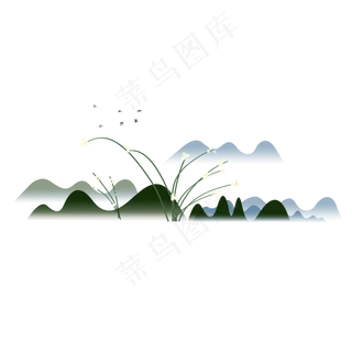 水墨中国风山水设计