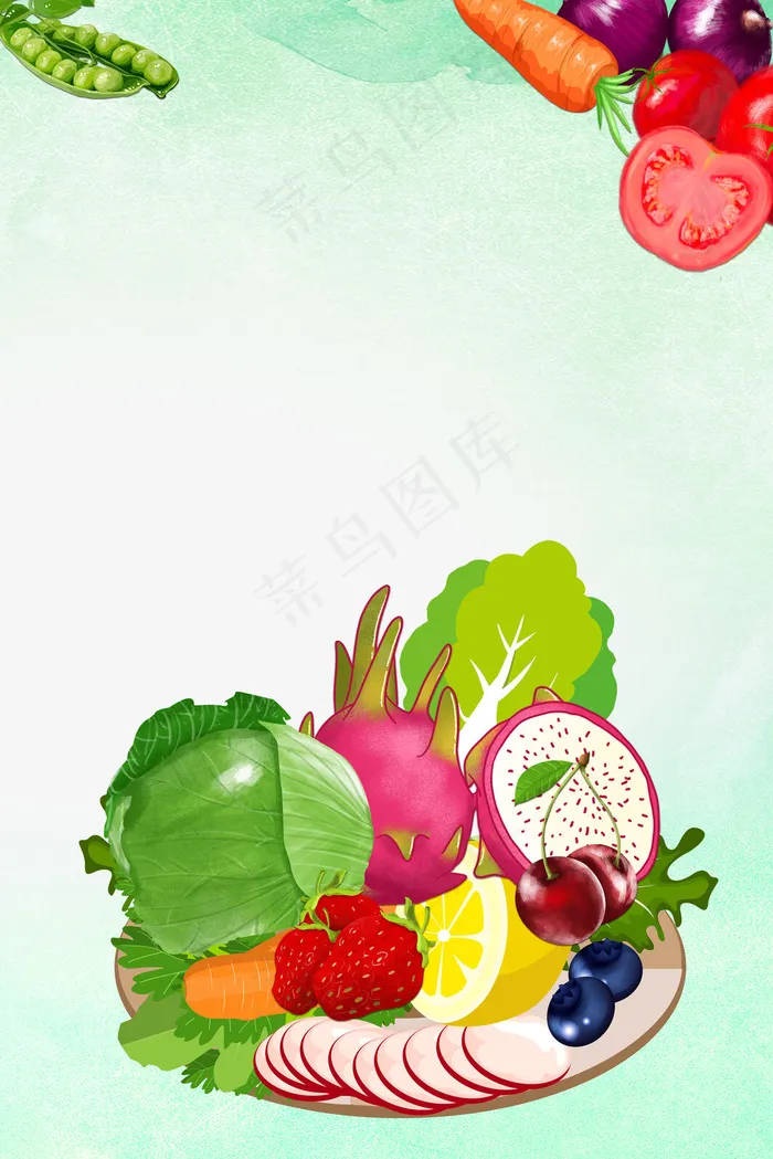 食品安全知识宣传(3545*5315px 	      )psd模版下载