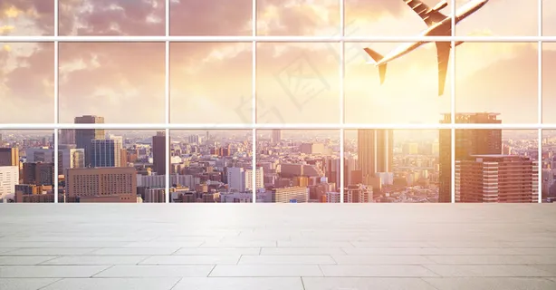 城市商务简约展台