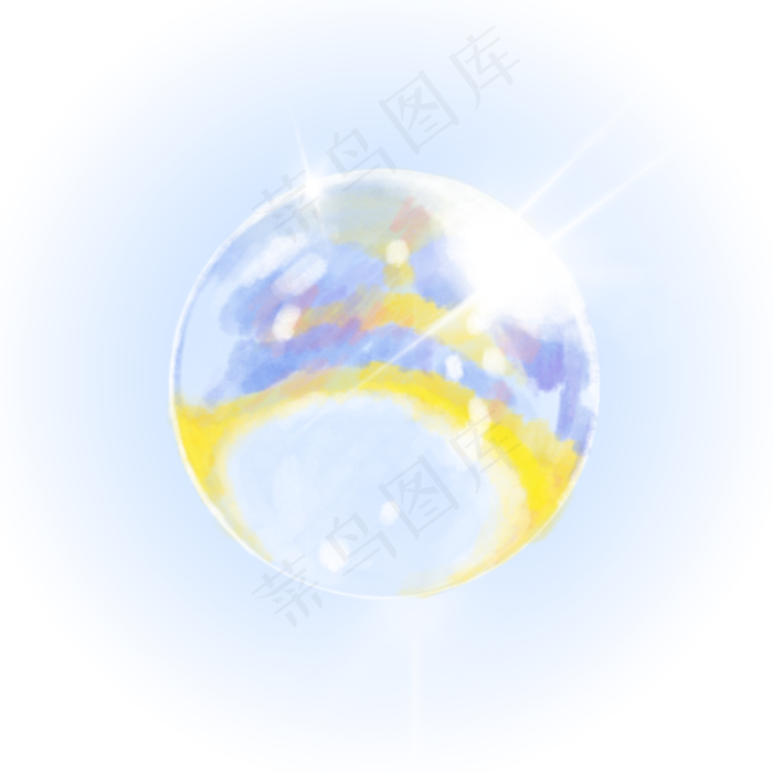 水晶球波纹,免抠元素