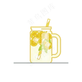 夏日果汁清凉饮品