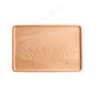 白色实木蛋糕盘,免抠元素