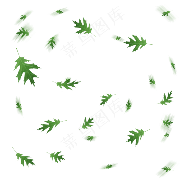 植物树叶叶子漂浮气氛电商装饰免(2000X2000(DPI:150))psd模版下载