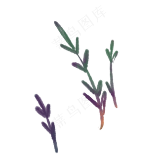 卡通植物枝条下载