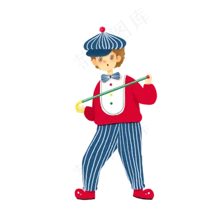 愚人节正在表演的小丑