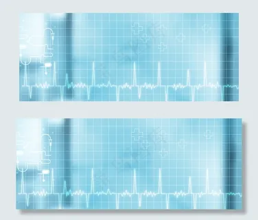 蓝色医疗安全科技风banner