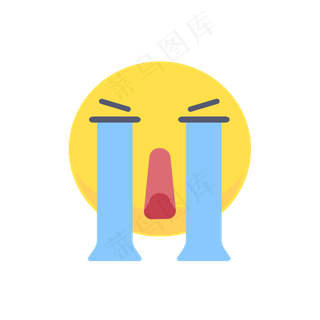 哭泣流泪表情,免抠元素