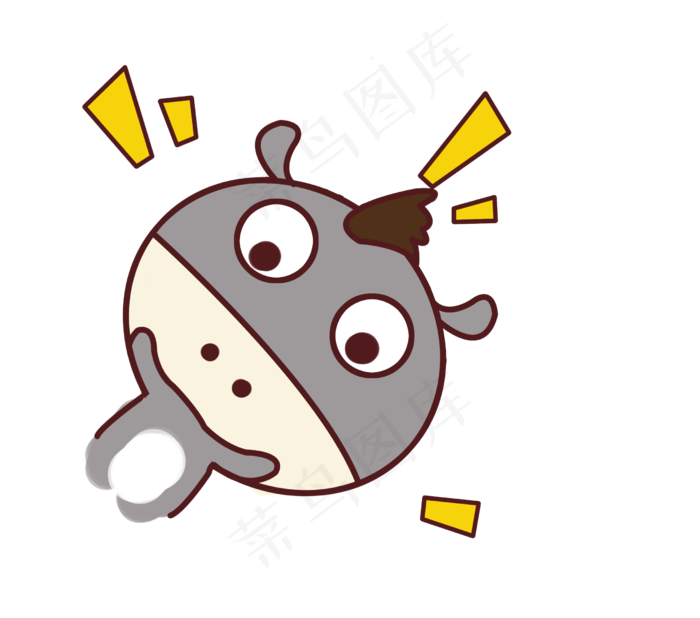 小清新动物可爱毛驴png(2480X2188(DPI:299))psd模版下载