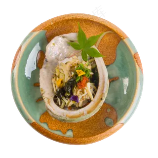 创意鲍鱼菜式,免抠元素