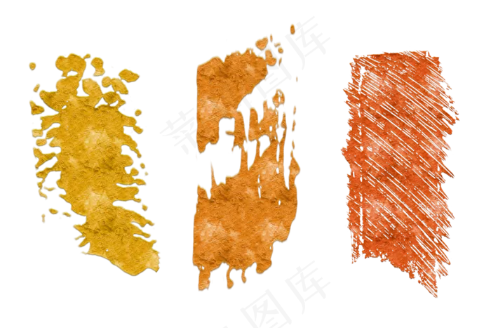 干裂油画颜料笔触,免抠元素(3000*2000px 300 dpi )psd模版下载