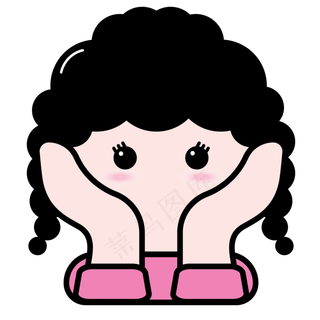 520可爱扁平情头女