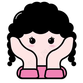 520可爱扁平情头女