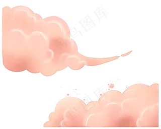 云层云彩水彩云朵