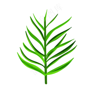 立体树叶设计插图