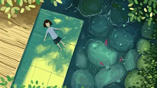 夏天小溪乘凉配图