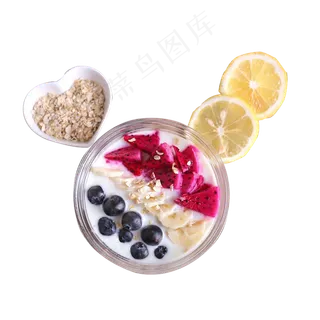 新鲜的甜品免抠图