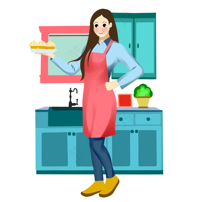 感恩母亲节做饭妈妈