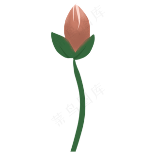 植物立夏粉色荷花免抠图