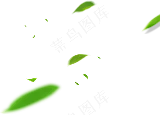 飞跃漂浮树叶,免抠元素