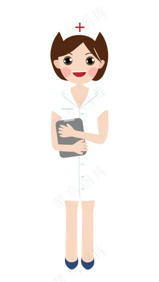 护士矢量职业人物