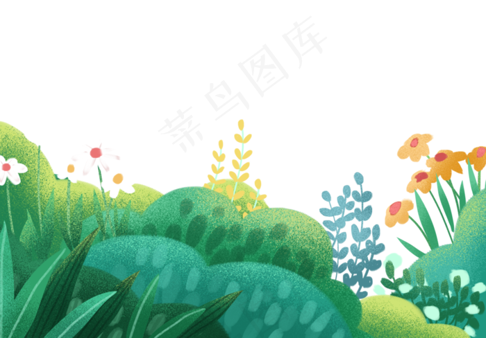 绿色生活环境保护植物花(3485X2429(DPI:300))psd模版下载