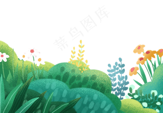 绿色生活环境保护植物花