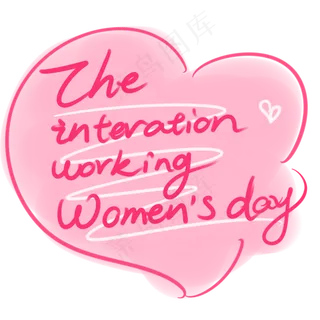粉色国际妇女节
