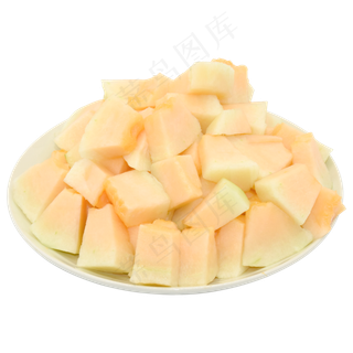 哈密瓜果块