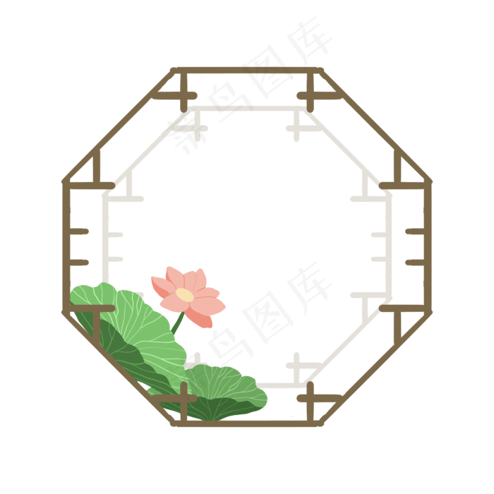 多边形小清新边框