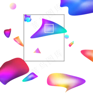 618电商流体渐变主题装饰素材 618电商流体渐变主题装饰素材