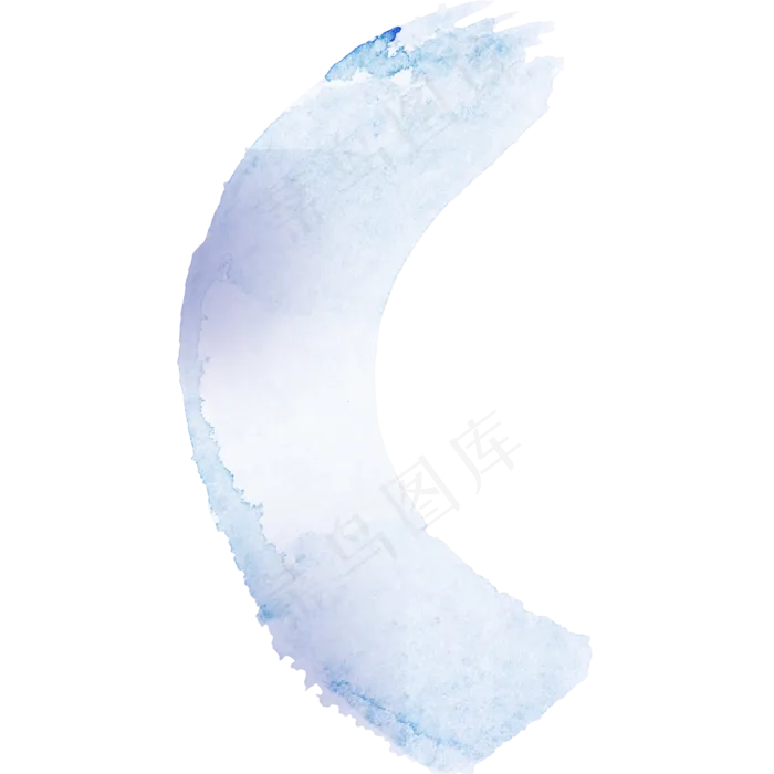 蓝色水墨笔刷(2000X2000(DPI:300))psd模版下载