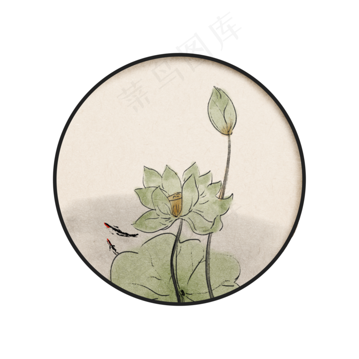 可爱猫咪透明底纹