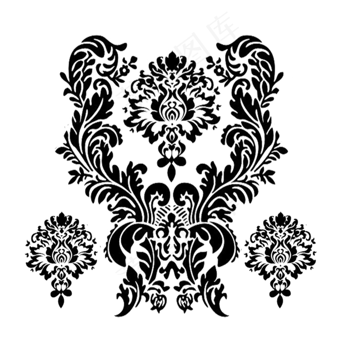 古典复古花纹花形元素