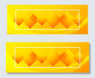 商务风格科技几何banner