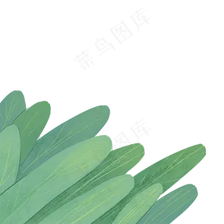 卡通植物绿叶下载