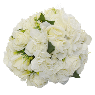 白玫瑰花束