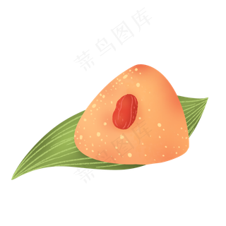 可爱卡通手绘端午节红枣粽子