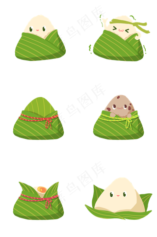 可爱创意粽子表情
