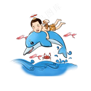 世界海洋日暑假游泳班报名可爱卡