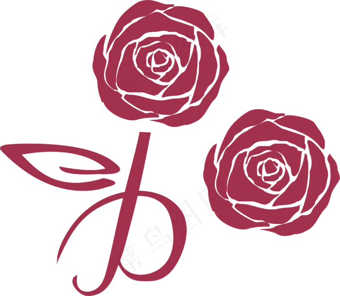 玫瑰花多(3848*3352px 72 dpi )ai矢量模版下载