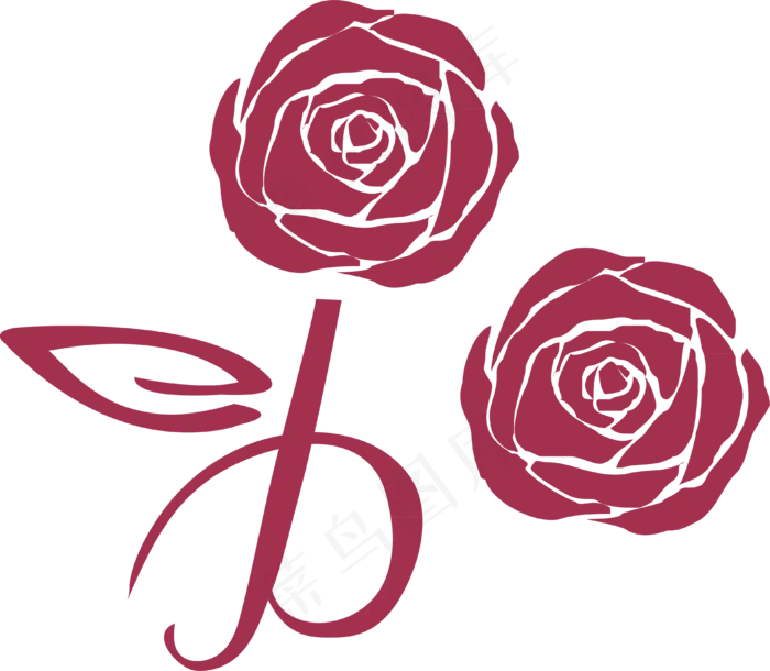 玫瑰花多(3848*3352px 72 dpi )ai矢量模版下载