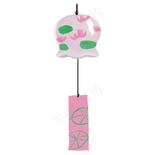 夏日荷花挂件风铃