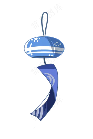 青花瓷风铃装饰