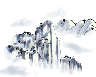 水墨山水风景