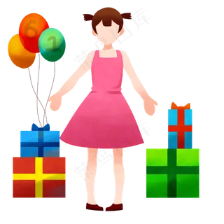 儿童节可爱女孩