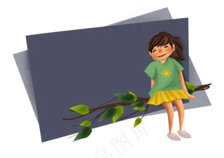 开学日小学生和留言板话框