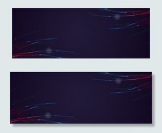 简约风科技线条商业